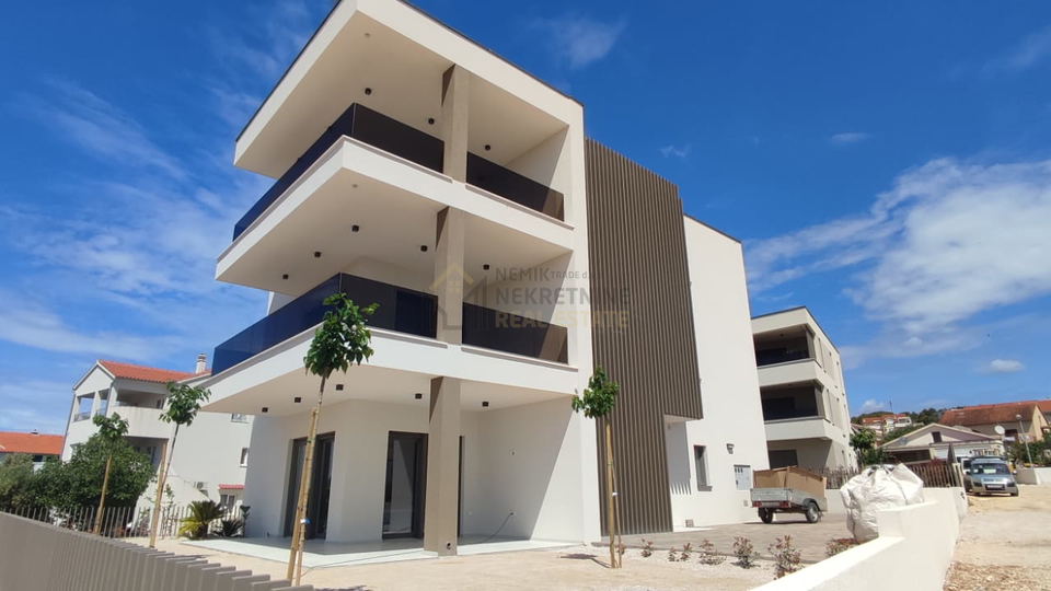 Vodice, new apartments with a view, 300 m from the sea