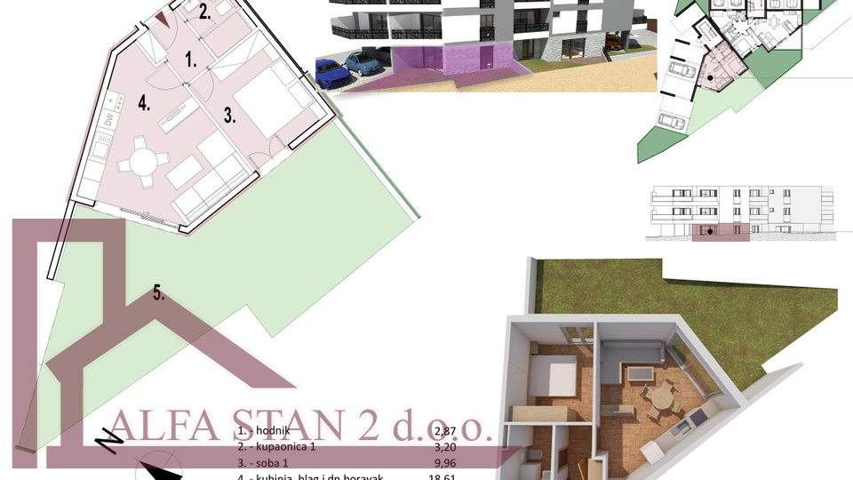 Podstrana&comma; Stro&zcaron;anac&comma; jednosobni stan sa vrtom za dugoro&ccaron;ni najam&comma; PRVO USELJENJE&excl;&excl;&excl;