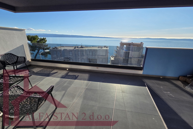 Podstrana, Grljevac, prvo useljenje!!! Dvosoban stan za dugoročni najam sa prekrasnim pogledom