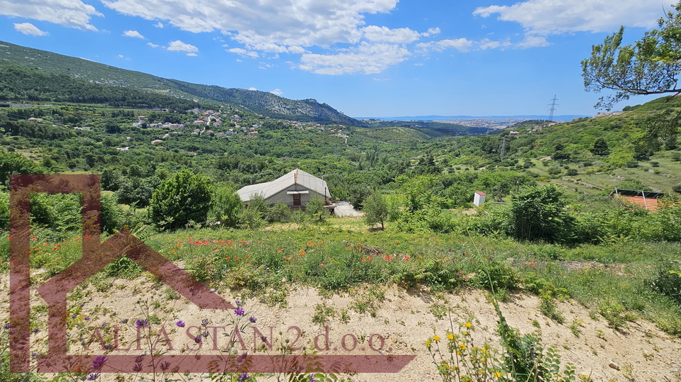 Baugrundst&uuml;ck mit offenem Blick auf Split