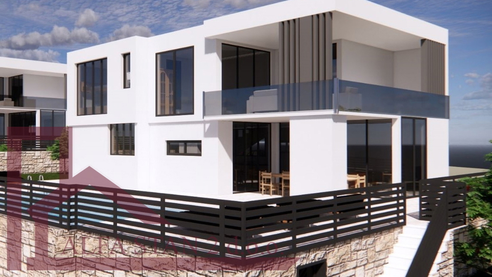 Terreno edificabile con vista per la costruzione di una villa con piscina, Klis, 375.000 €