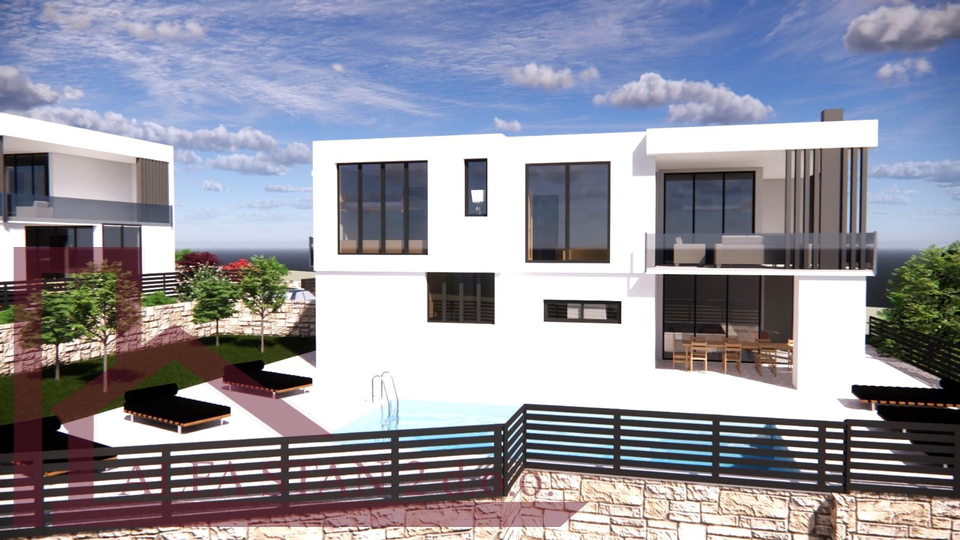 Terreno edificabile con vista per la costruzione di una villa con piscina, Klis, 375.000 €