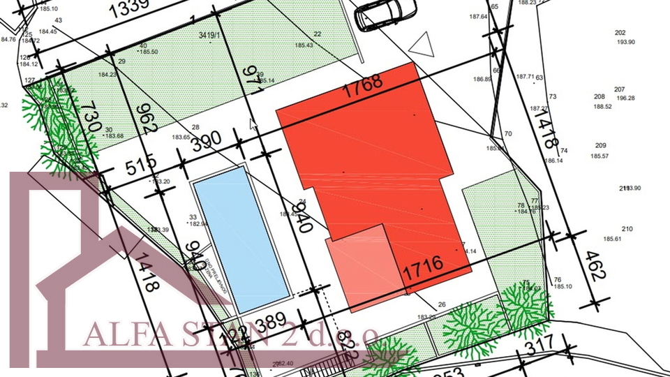 Terreno edificabile con vista per la costruzione di una villa con piscina&comma; Klis&comma; 375&period;000 &euro;