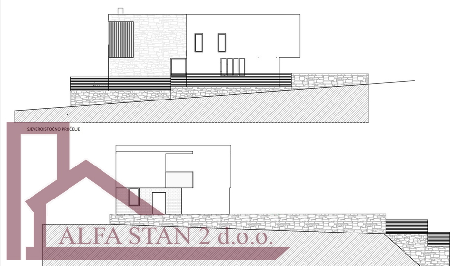 Terreno edificabile con vista per la costruzione di una villa con piscina, Klis, 375.000 €
