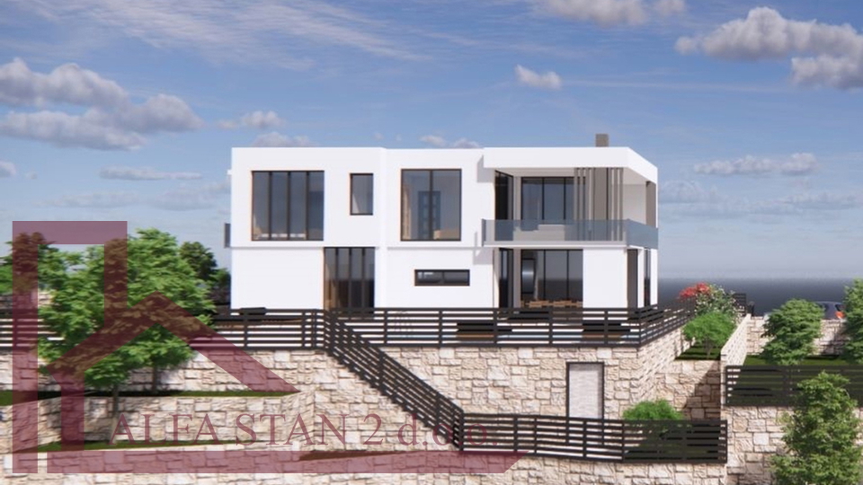 Luxury Villa Plot with Permit and Panoramic Sea Views