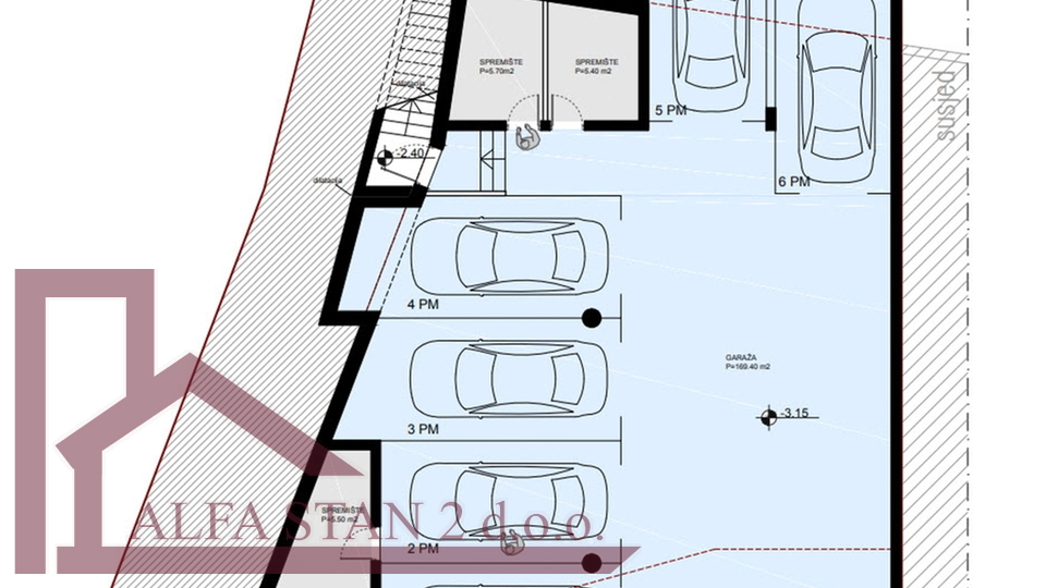 Podstrana, Grljevac,Stan 2S+DB za prodaju, 253.194€