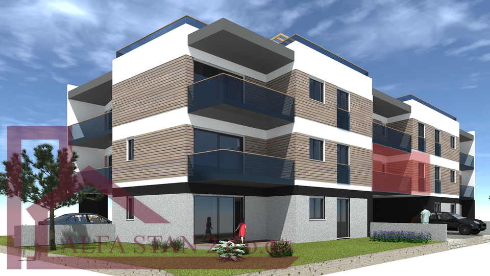 Podstrana, Strožanac, Beautiful newly built two-bedroom apartment for long-term rent