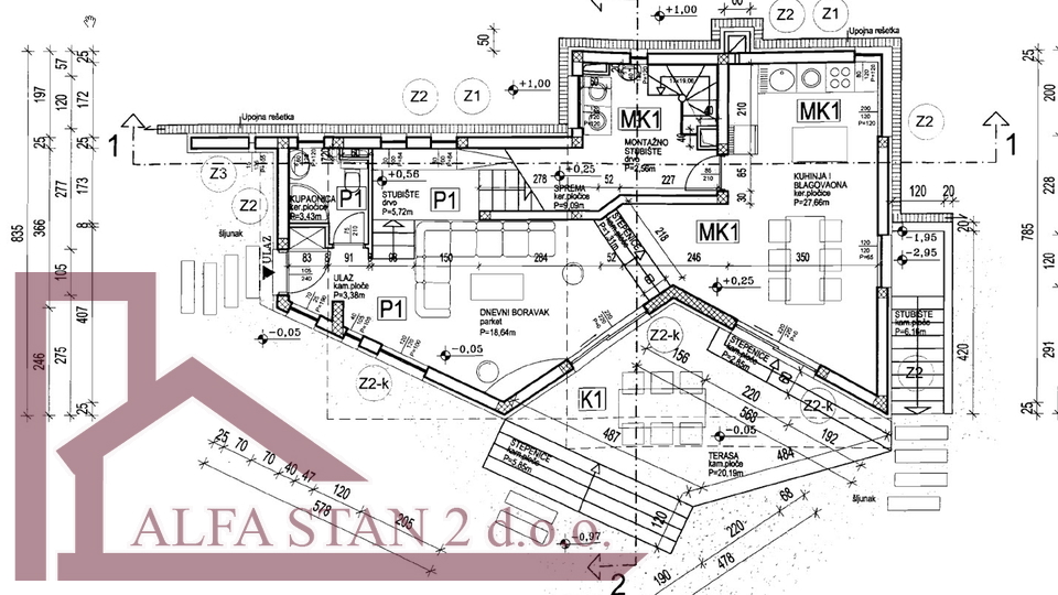 Land, 1068 m2, For Sale, Dugi Rat - Jesenice