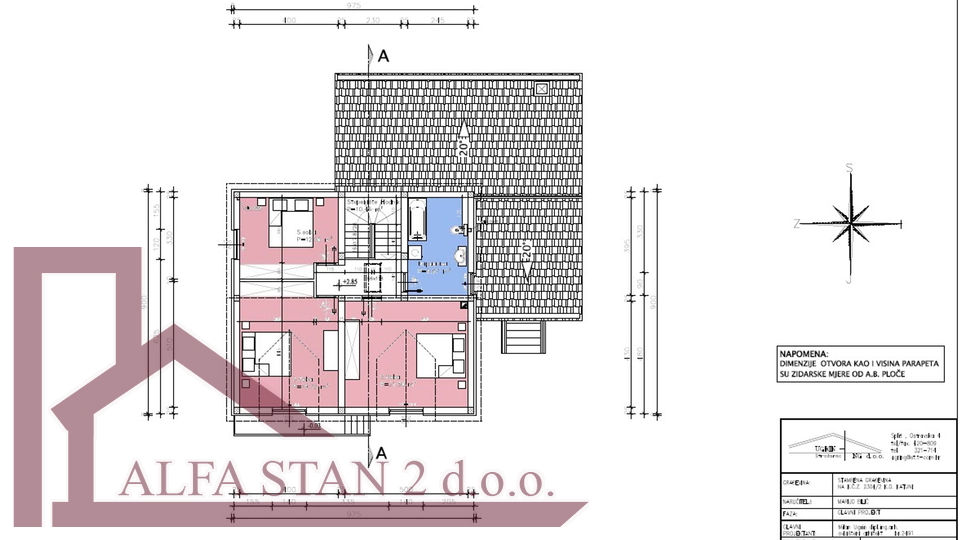 Land with construction permit and registered construction site