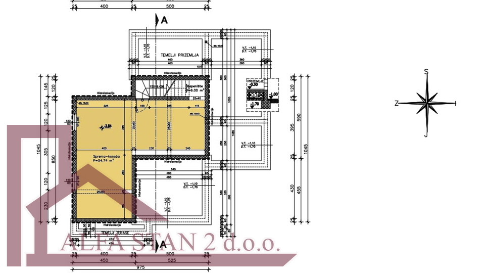 Land with construction permit and registered construction site