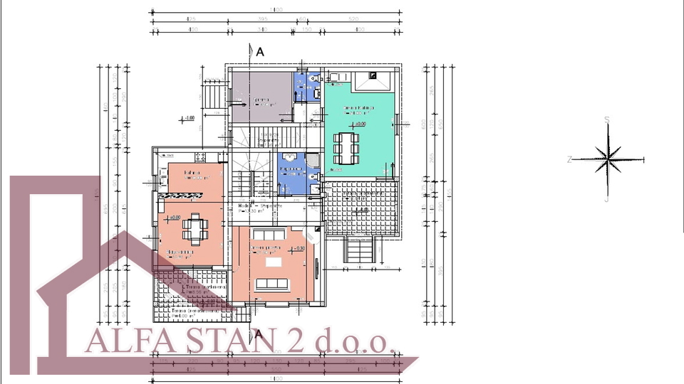 Land with construction permit and registered construction site