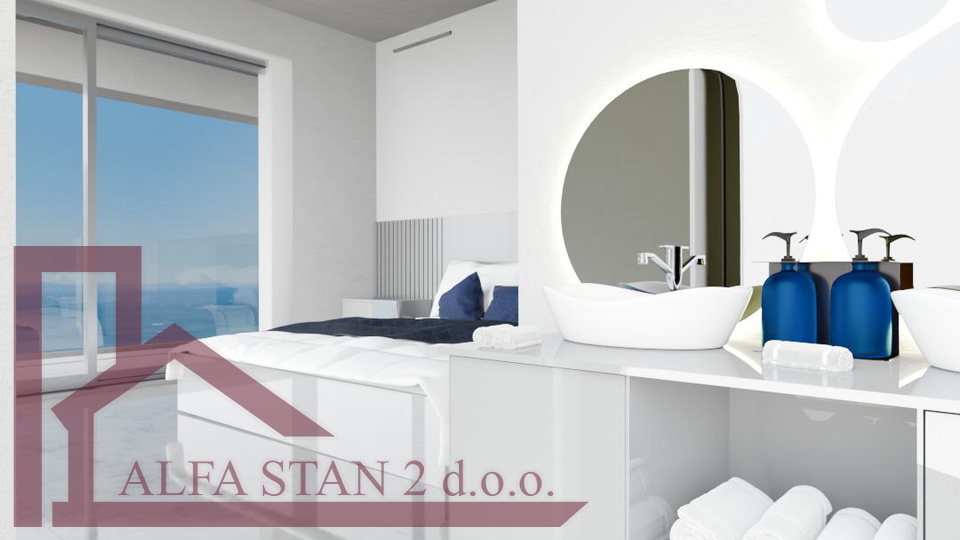 OMI&Scaron; &ndash; GRA&Dstrok;EVINSKO ZEMLJI&Scaron;TE S PRAVOMO&Cacute;NOM GRA&Dstrok;EVINSKOM DOZVOLOM ZA LUKSUZNU VILU S BAZENOM I PANORAMSKIM POGLEDOM NA MORE