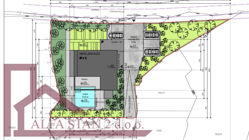 Land&comma; 968 m2&comma; For Sale&comma; Vadalj