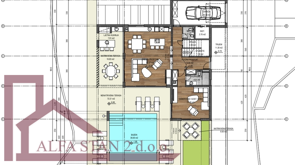 Land&comma; 968 m2&comma; For Sale&comma; Vadalj