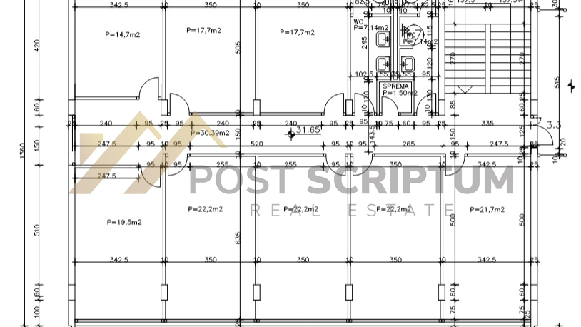 GRAD&comma; POSLOVNO-UREDSKI PROSTOR od 205m2