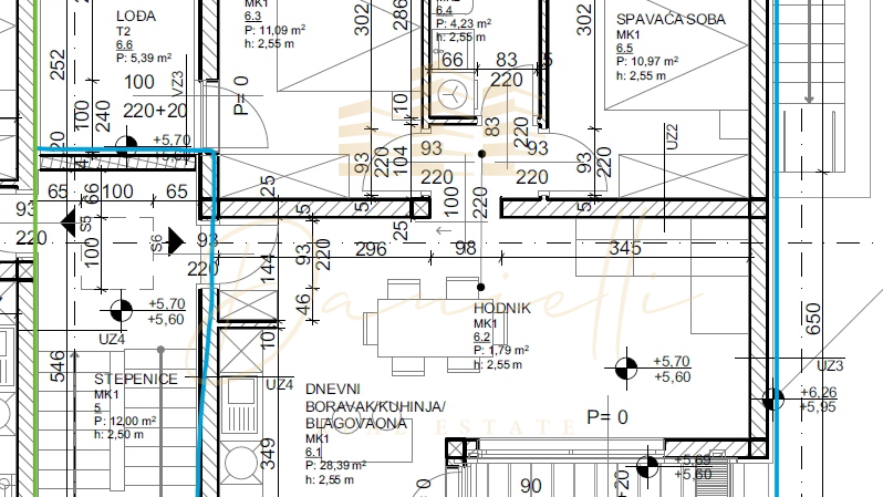 Neue Bau Wohnung Novigrad