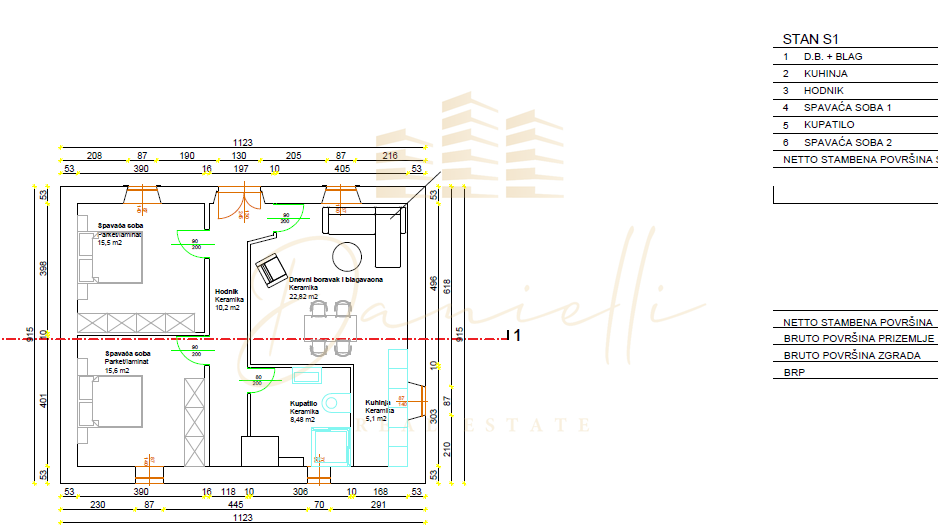 Appartamento, 77 m2, Vendita, Brtonigla - Fiorini