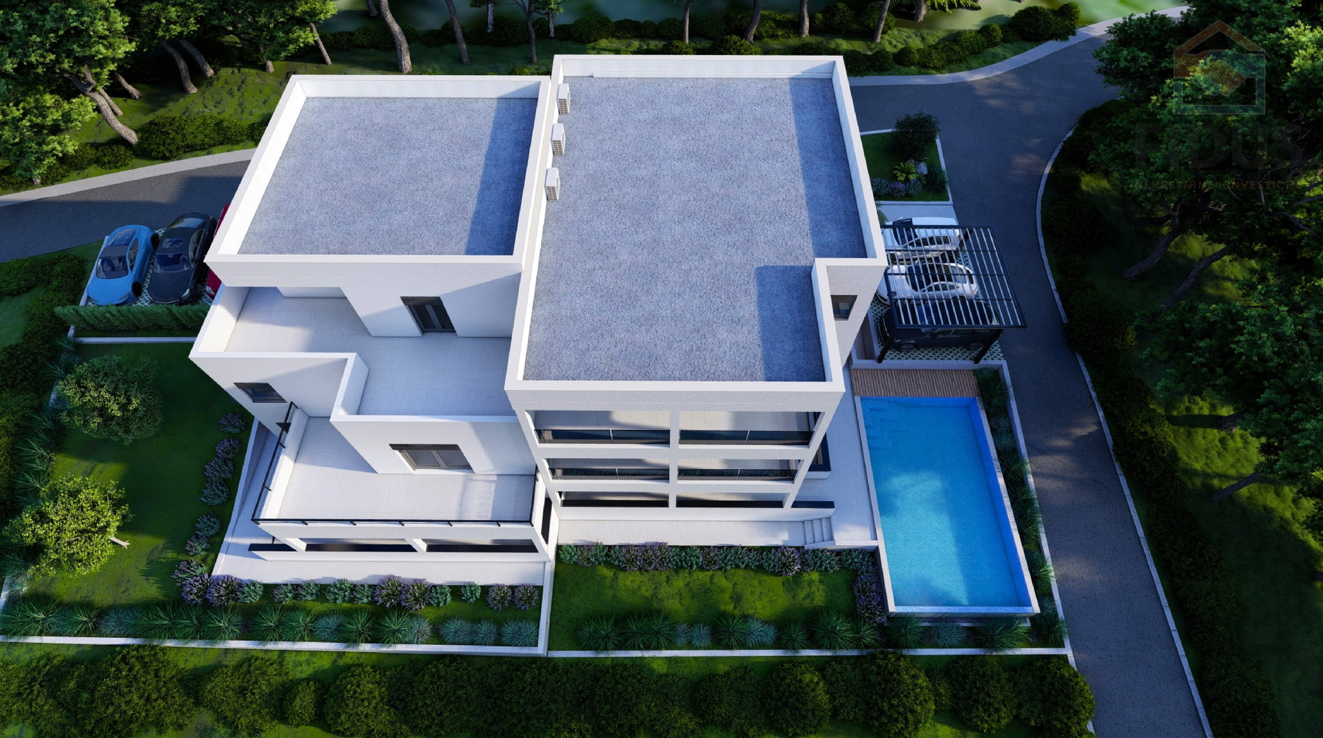 Apartman u vili s bazenom - Milna (otok Brač)