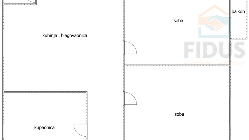 Apartment&comma; 54 m2&comma; For Rent&comma; Osijek - Gornji grad