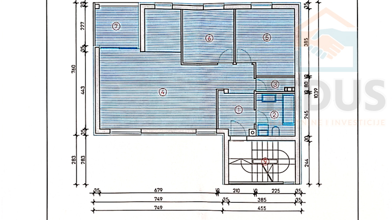 Appartamento, 77 m2, Vendita, Osijek - Gornji grad