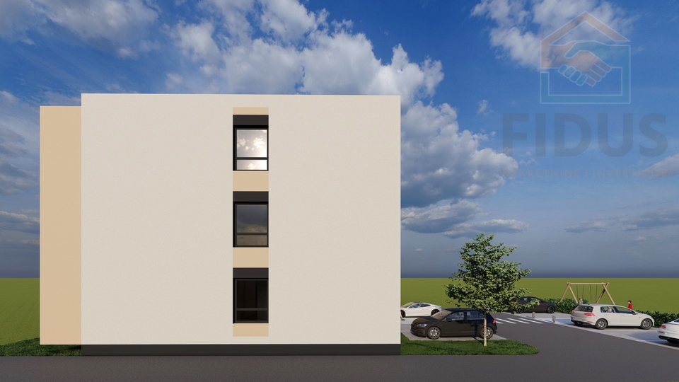 Wohnung, 86 m2, Verkauf, Čepin
