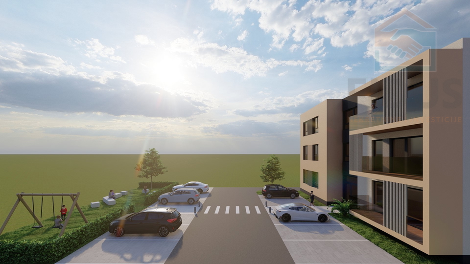 Wohnung, 86 m2, Verkauf, Čepin