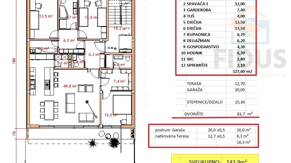 Wohnung, 127 m2, Verkauf, Osijek - Industrijska četvrt