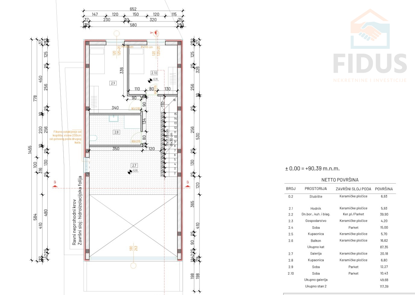 Dva luksuzna dvoetažna stana - Mlinska ulica