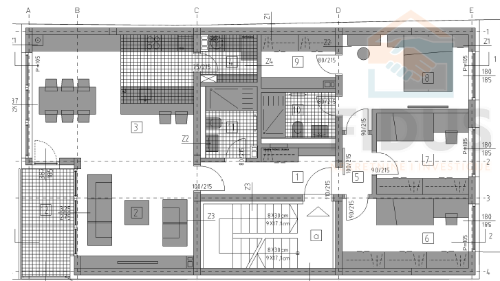 Wohnung&comma; 111 m2&comma; Verkauf&comma; Osijek - Donji grad