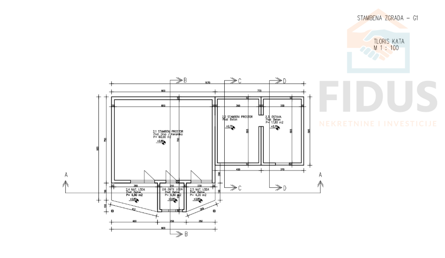 Poslovno stambeni objekt u Petrijevcima