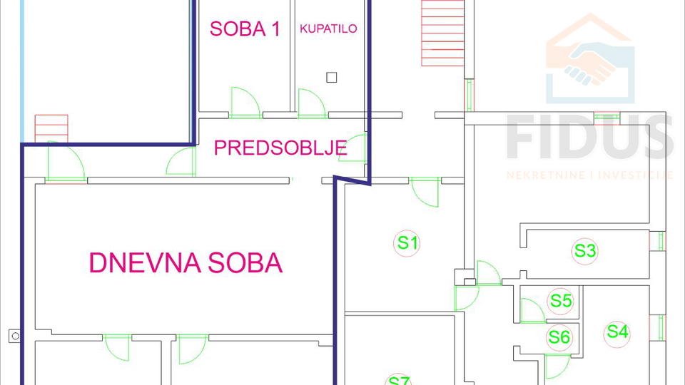 Trosoban stan - Livana