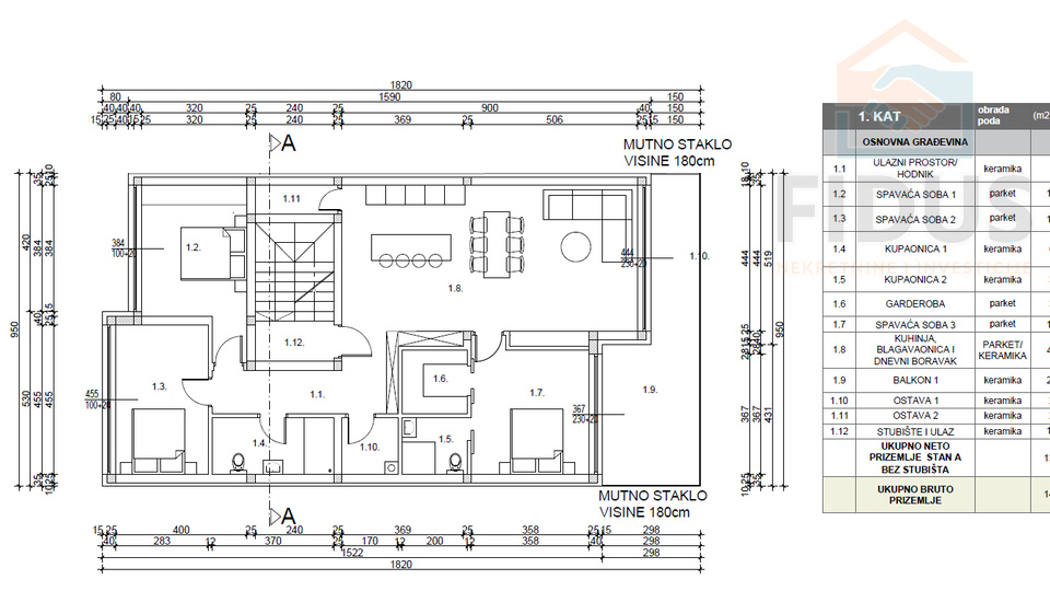 Appartamento, 131 m2, Vendita, Osijek - Cvjetno naselje