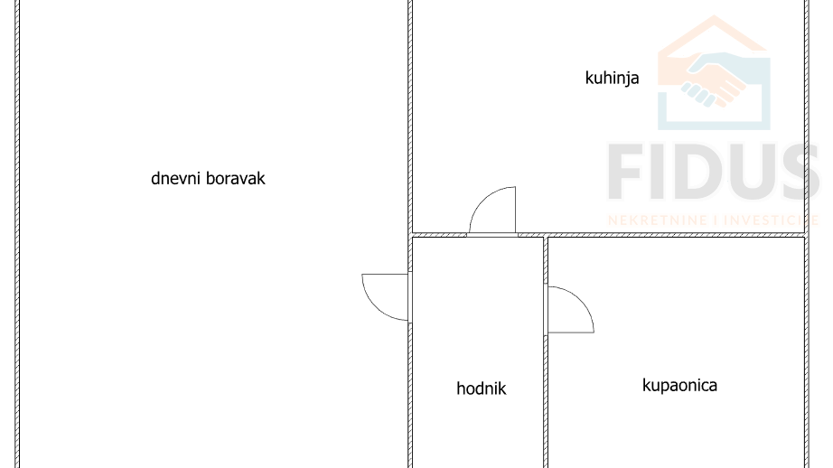 Appartamento&comma; 34 m2&comma; Vendita&comma; Osijek - Bosutsko naselje