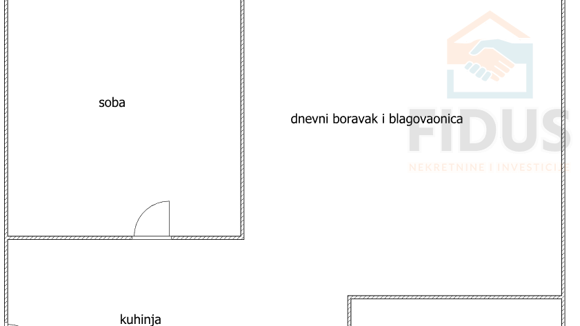 Appartamento&comma; 37 m2&comma; Vendita&comma; Osijek - Jug II