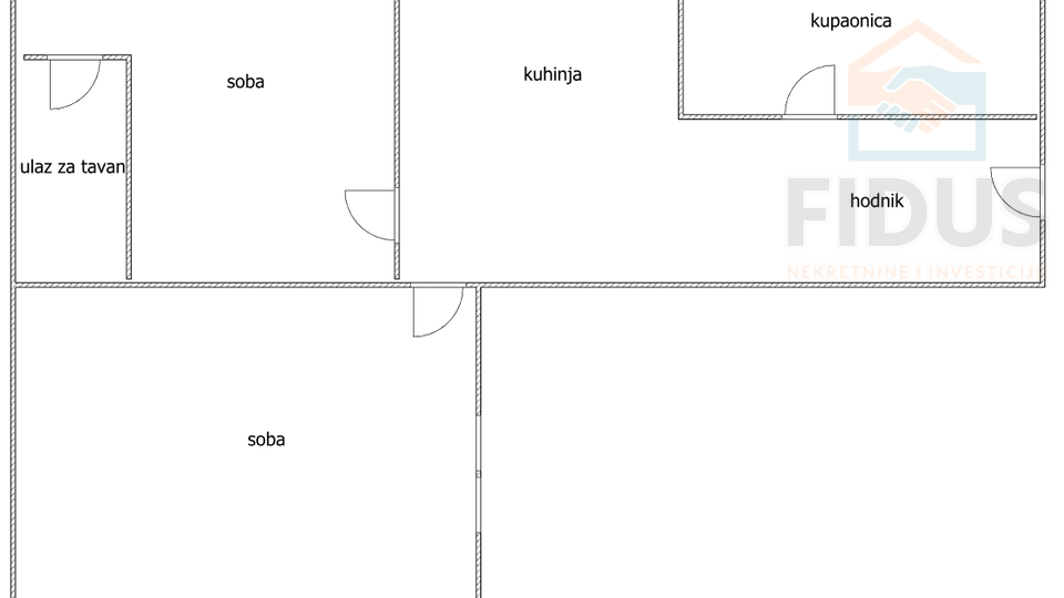 Wohnung&comma; 49 m2&comma; Verkauf&comma; Osijek - Donji grad