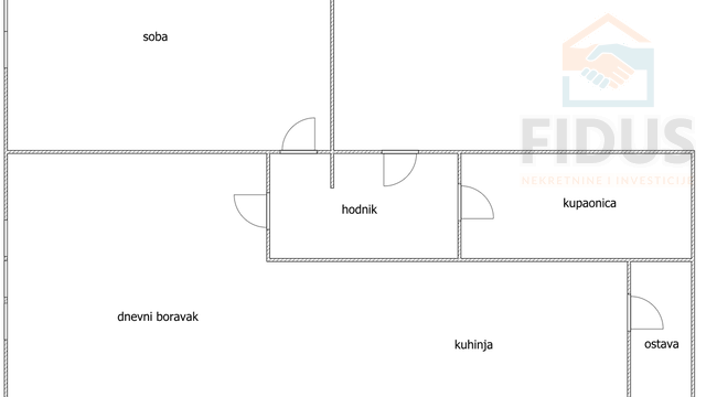 Wohnung, 36 m2, Verkauf, Osijek - Sjenjak