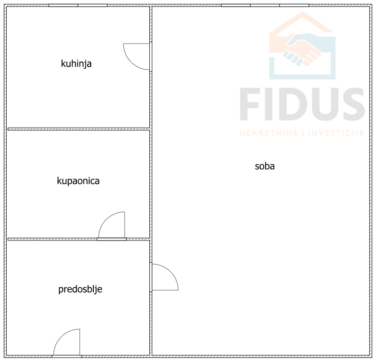 Garsonijera - Industrijska četvrt/Osijek