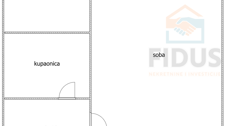 Wohnung&comma; 26 m2&comma; Verkauf&comma; Osijek - Industrijska &ccaron;etvrt