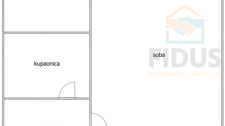 Appartamento&comma; 26 m2&comma; Vendita&comma; Osijek - Industrijska &ccaron;etvrt