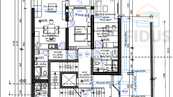 Apartment, 40 m2, For Sale, Osijek - Novi grad
