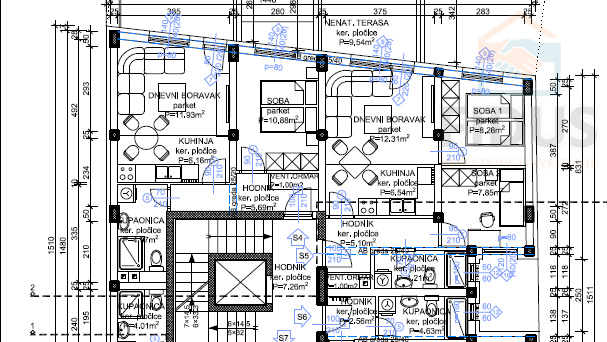 Appartamento, 45 m2, Vendita, Osijek - Novi grad