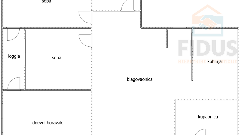 Appartamento&comma; 73 m2&comma; Vendita&comma; Osijek - Sjenjak