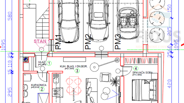 Appartamento, 41 m2, Vendita, Osijek - Novi grad