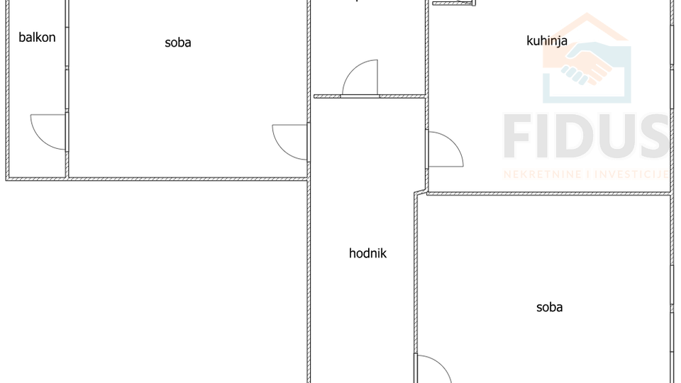 Appartamento&comma; 55 m2&comma; Vendita&comma; Osijek - Sjenjak