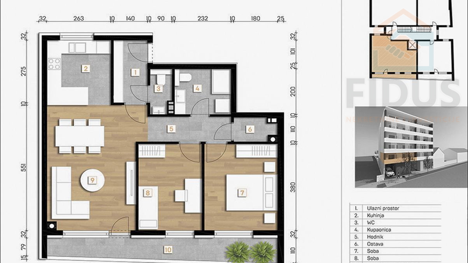 Apartment&comma; 74 m2&comma; For Rent&comma; Osijek - Gornji grad