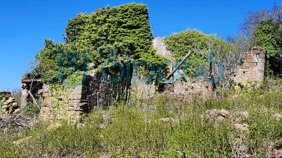 GROŽNJAN COMPLEX OF 4 STONE HOUSES WITH SEA VIEW