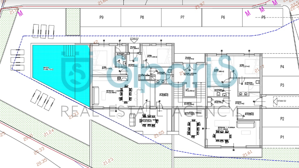 UMAG ZAMBRATIJA BUILDING LAND WITH THE PROJECT