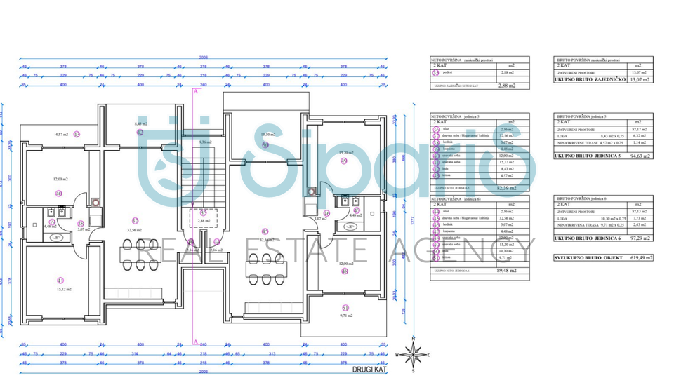 MURINE ZEMLJIŠTE SA ISHODOVANOM GRAĐEVINSKOM DOZVOLOM ZA GRADNJU 6 STANOVA