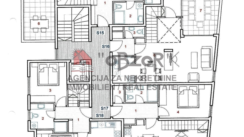 Zadar-VIDIKOVAC, dvosoban stan 105,45m2-NOVOGRADNJA
