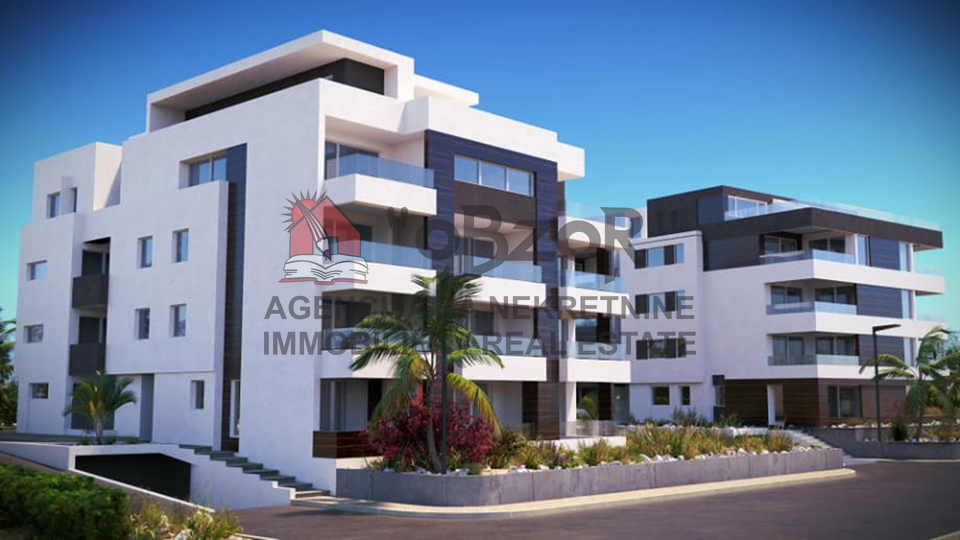 Zadar-VIDIKOVAC, dvosoban stan 105,45m2-NOVOGRADNJA